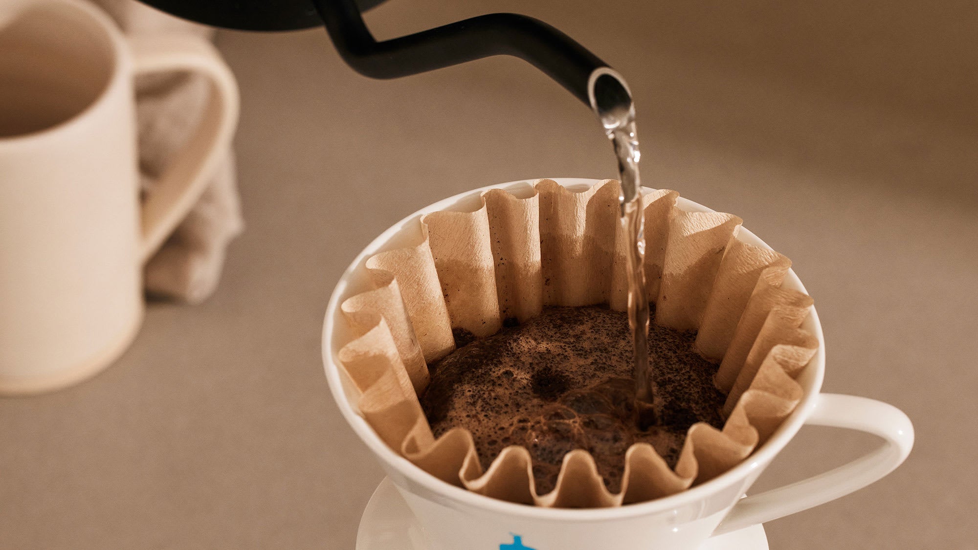 Blue Bottle Dripper with Blue Bottle Coffee Filters