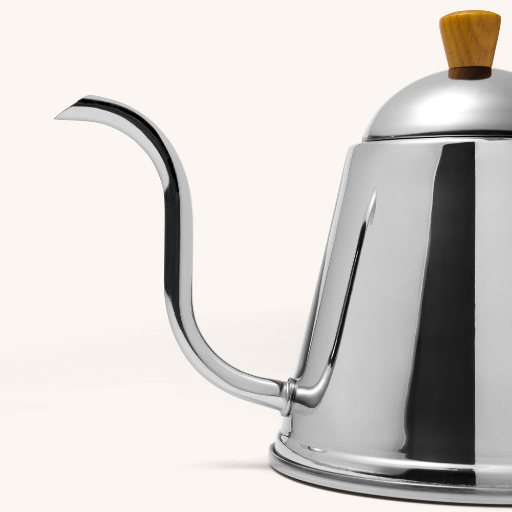 Wood-Handled Pouring Kettle